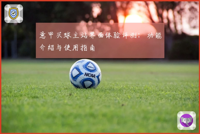 意甲买球主站界面体验评测：功能介绍与使用指南